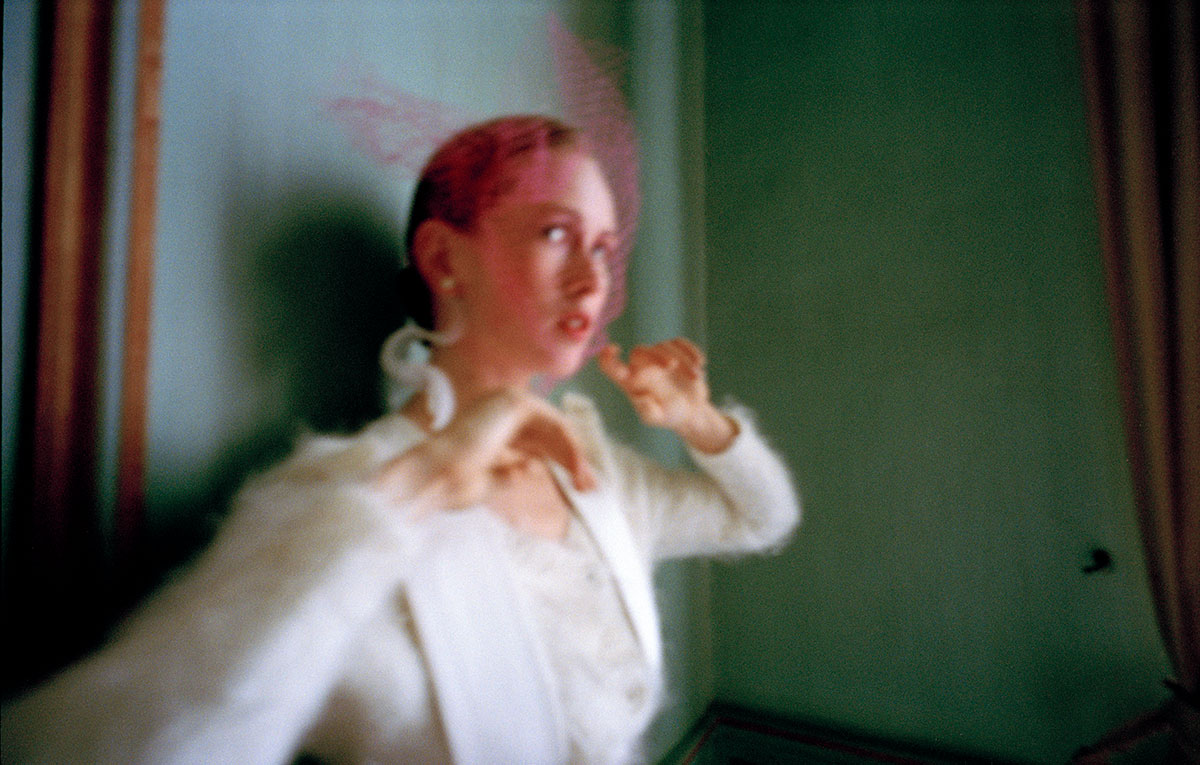 TOTAL LOOK MIU MIU, EARRINGS FLORENCE TÉTIER Photography Jonathan Hallam - Lampoon Issue 20