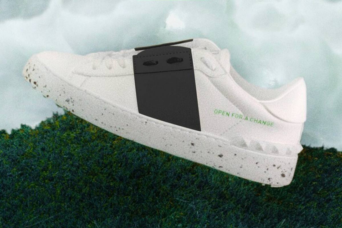 Lampoon, Valentino sneaker made from corn, Open for a change
