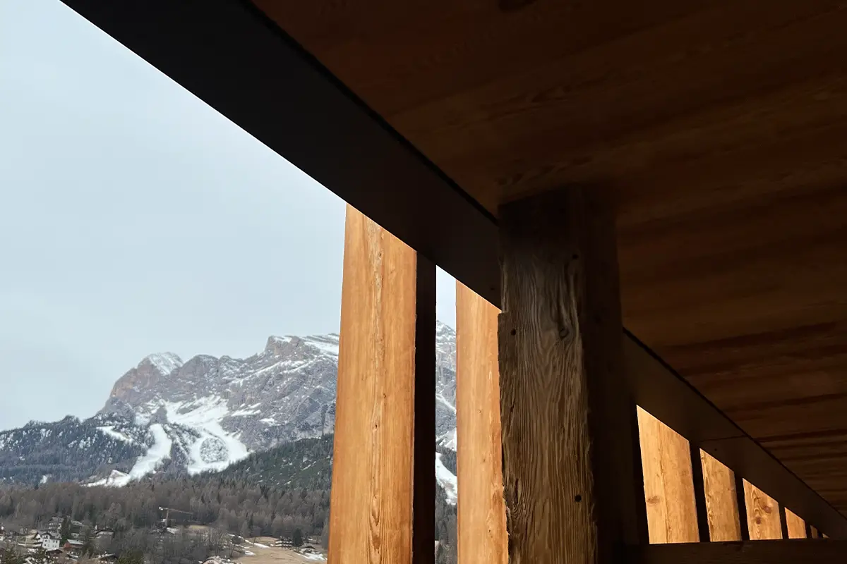 Hotel de Len, view on the mountains from one of the room