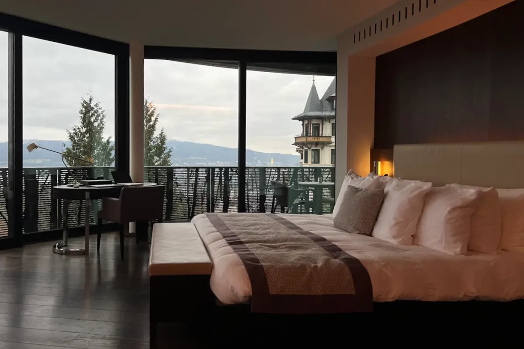 The Dolder Grand, Zurich – view from one off the rooms in the modern wing