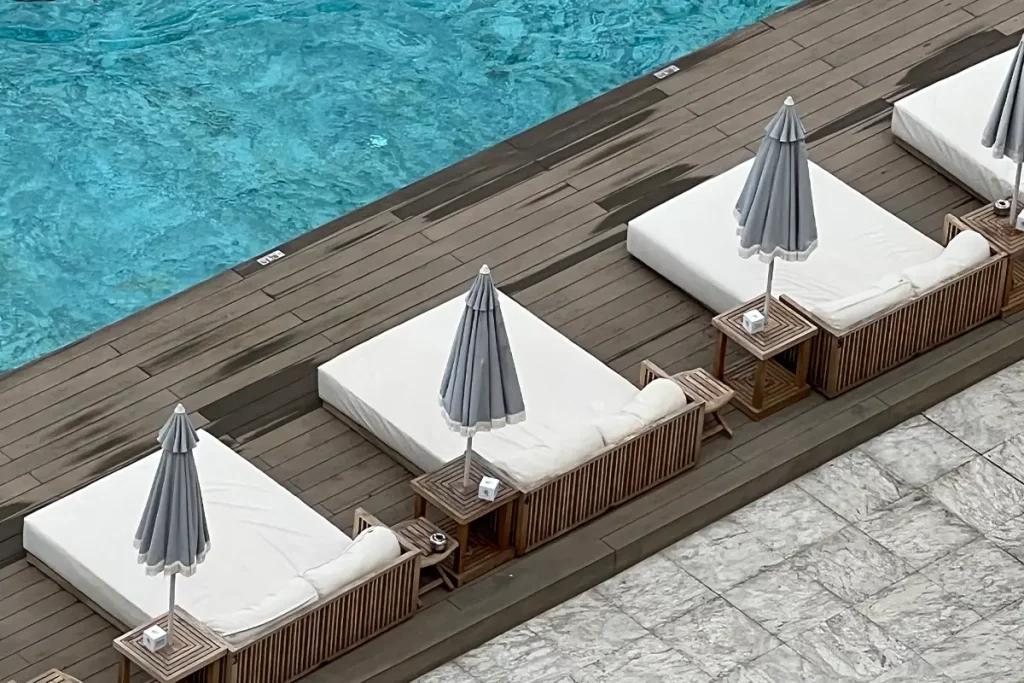 The heart of TRS Ibiza is the central swimming pool